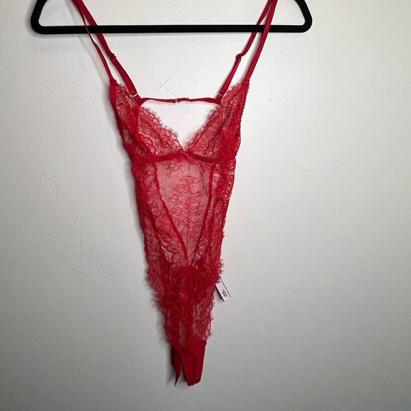 Victoria's Secret Other - Victoria's Secret Red Lace Chemise